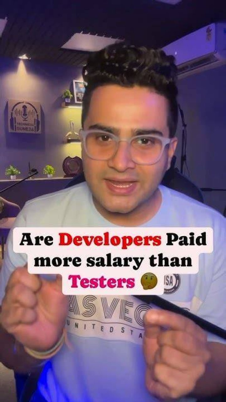 Are developers paid more than testers?