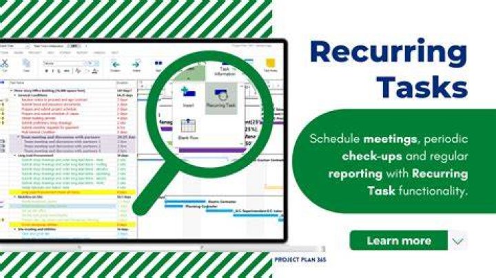 Can you create recurring tasks in planner?