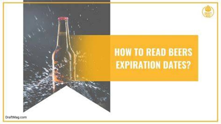 Has beer got an expiry date?