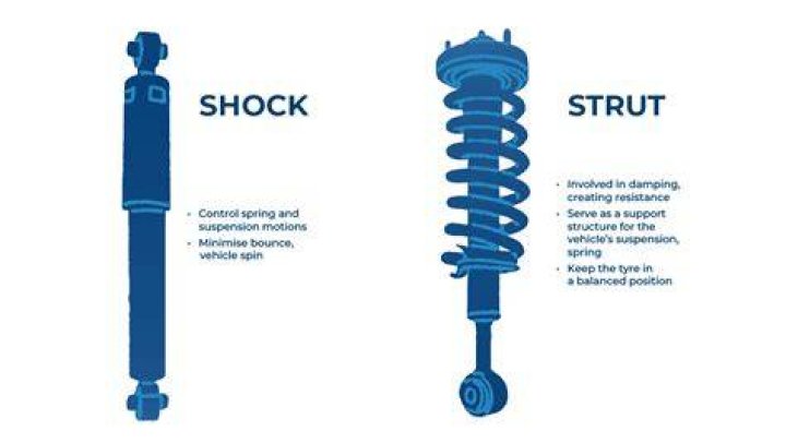 Is a strut a shock?