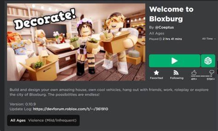 Is bloxburg free now?