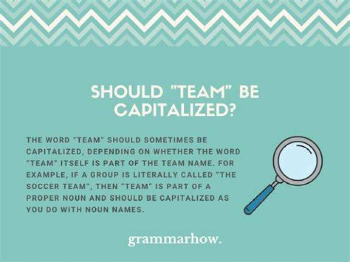 Should departments be capitalized?