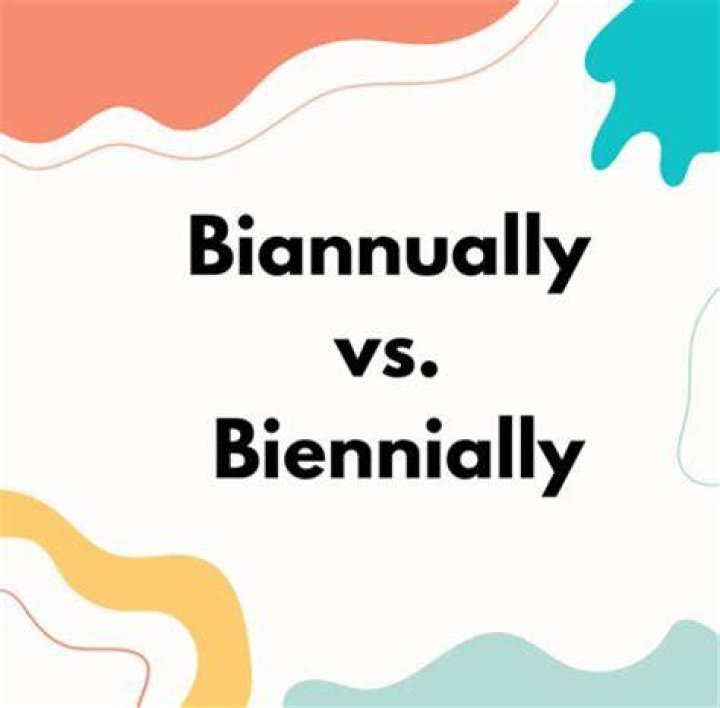 What is the word biennially?