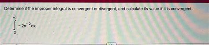 When is an integral convergent?