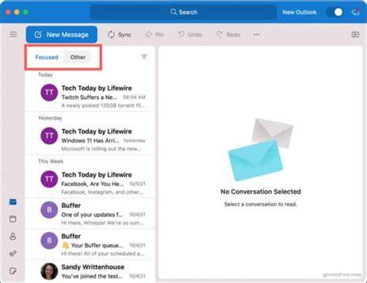 Where did my focused inbox go?