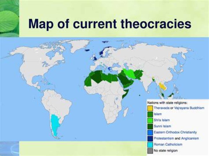 Which two countries are theocracies?