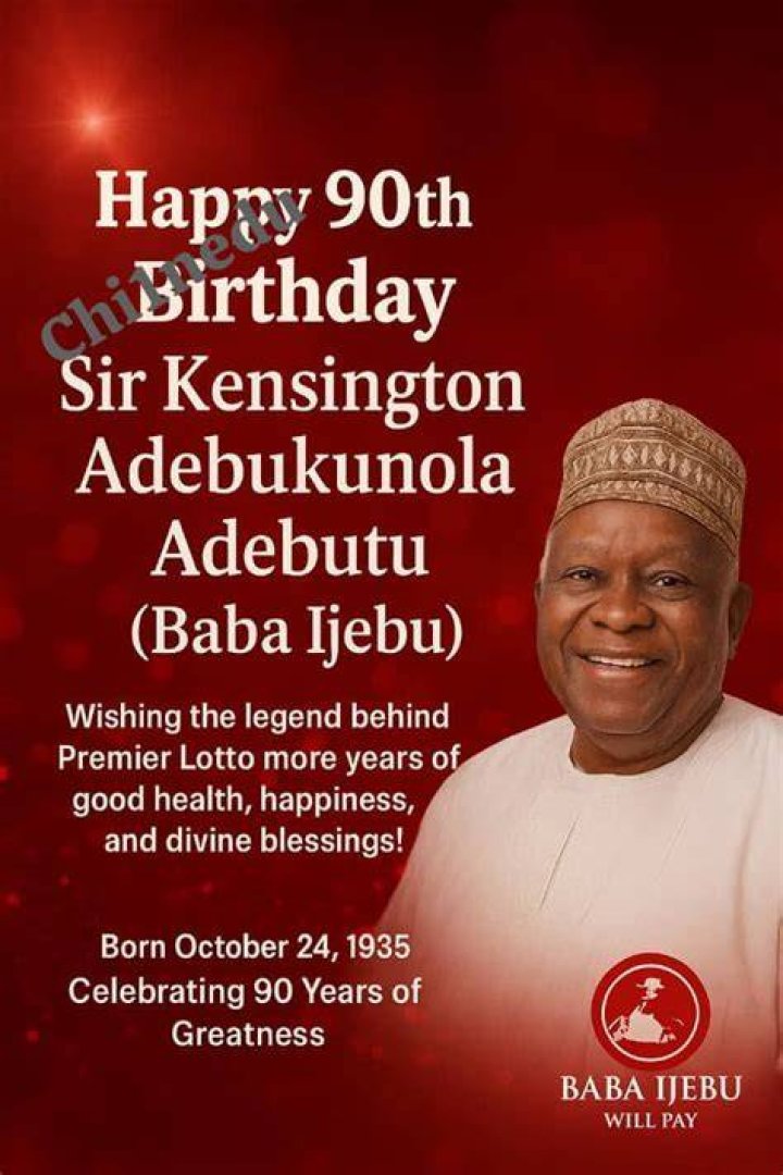 Which year baba ijebu was born?
