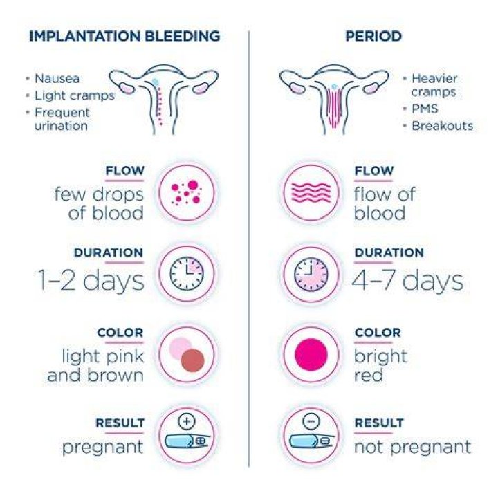 Would implantation bleeding have clots?